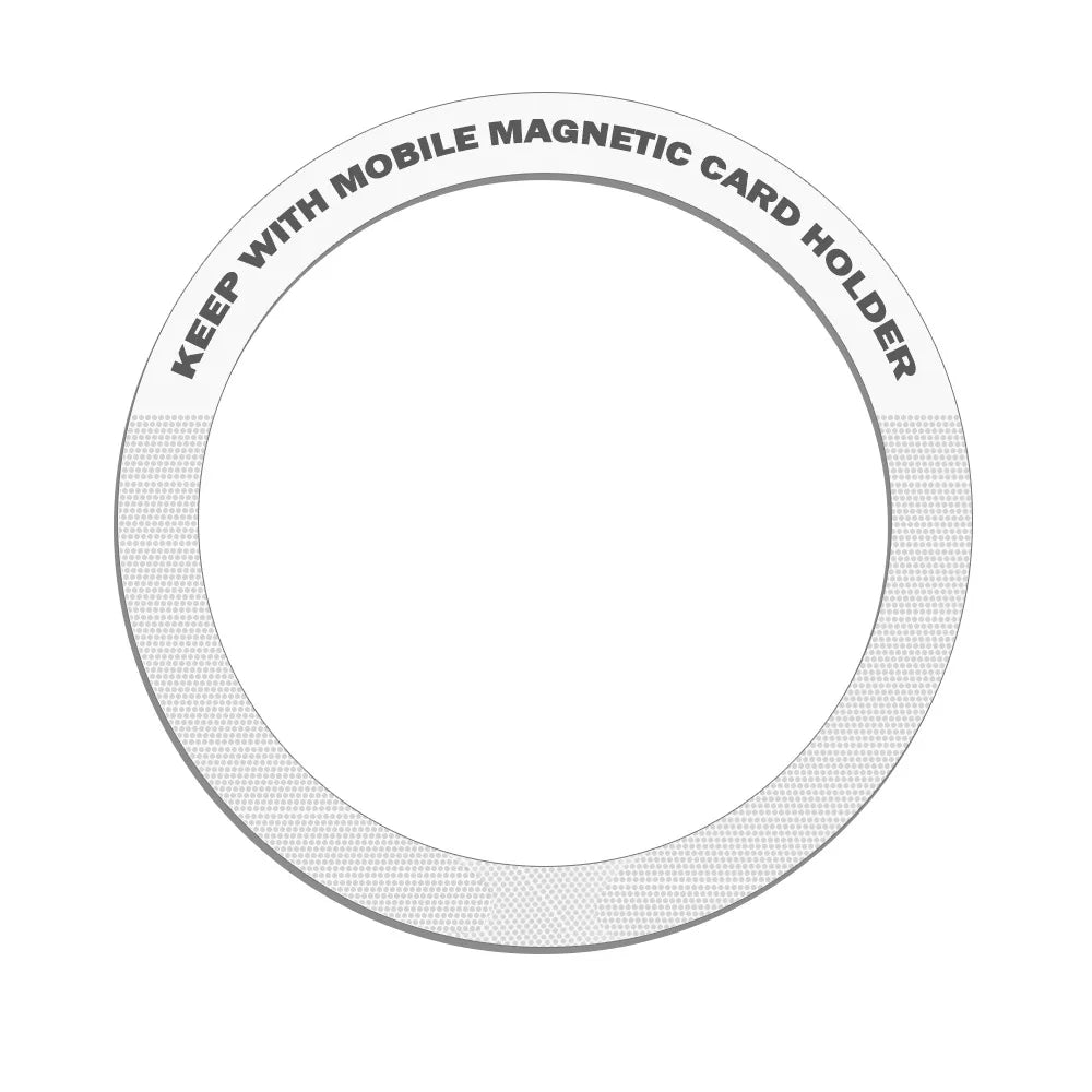 1PC/3PCS Stainless Steel Universal Magnetic Metal Plate Ring For Magsafe Wireless Charger Iron Sheet Sticker Car Phone Holder