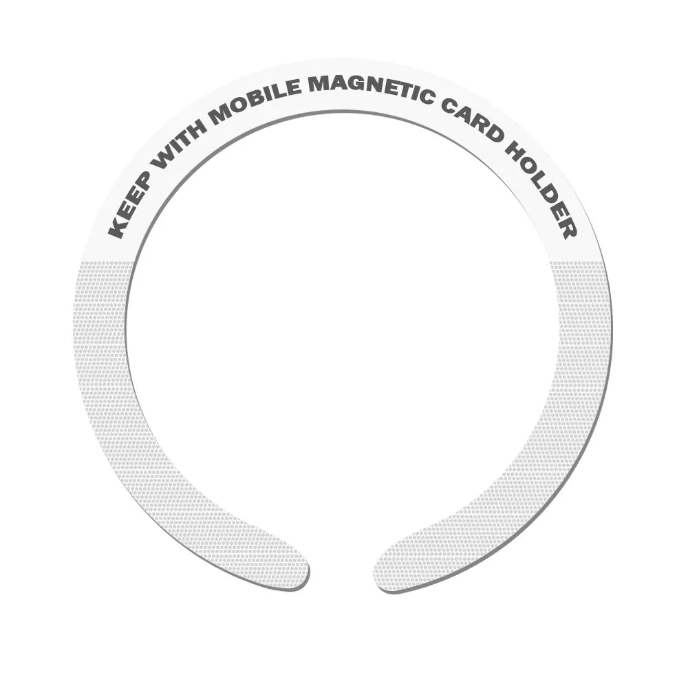 1PC/3PCS Stainless Steel Universal Magnetic Metal Plate Ring For Magsafe Wireless Charger Iron Sheet Sticker Car Phone Holder